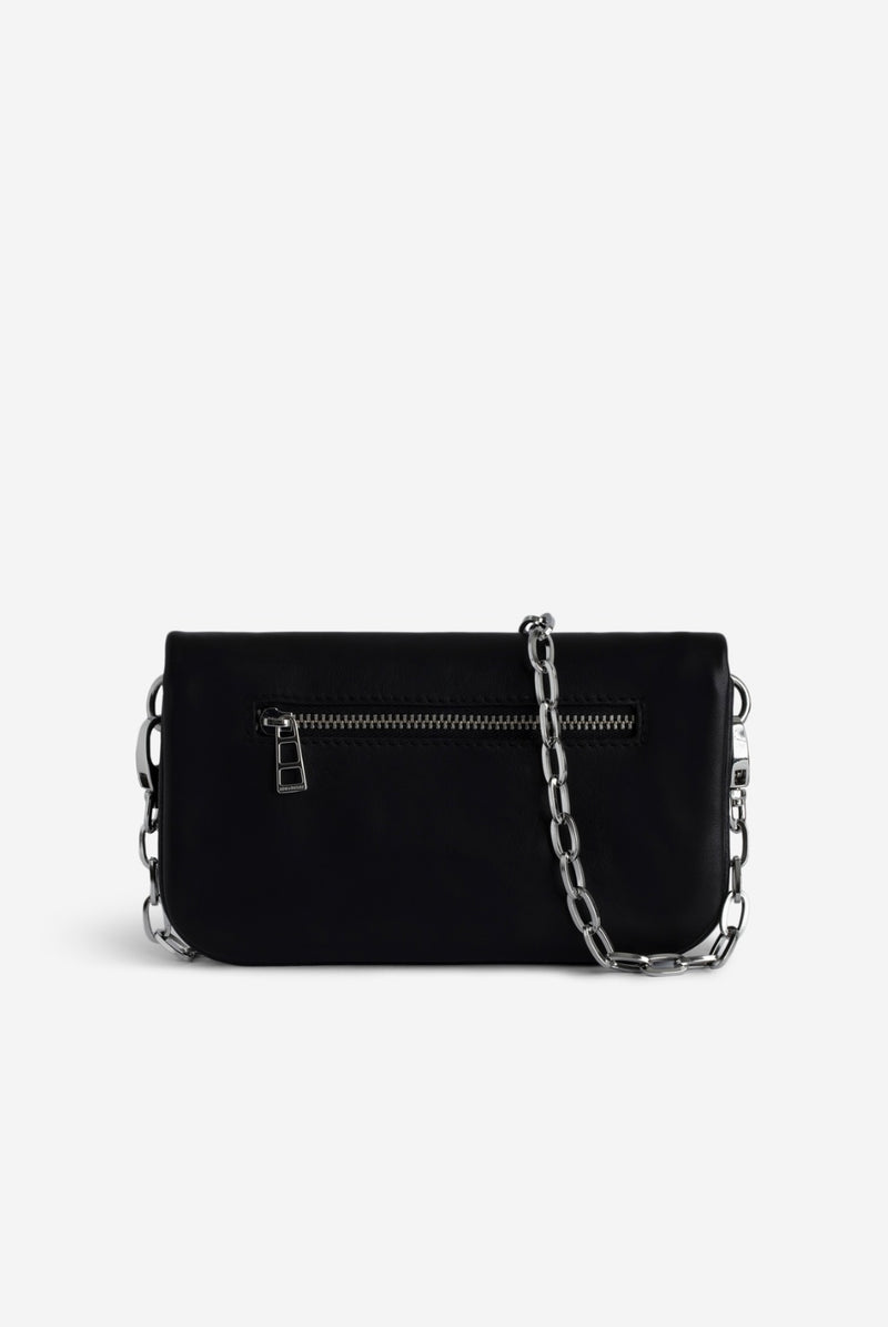 Suede Clutch Bag Zadig Rock Suede Rock Suede Strass Clutch Zadig
