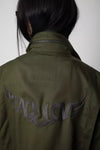 Zadig & Voltaire Kayaka Lyocell  Military Jacket - Wakame