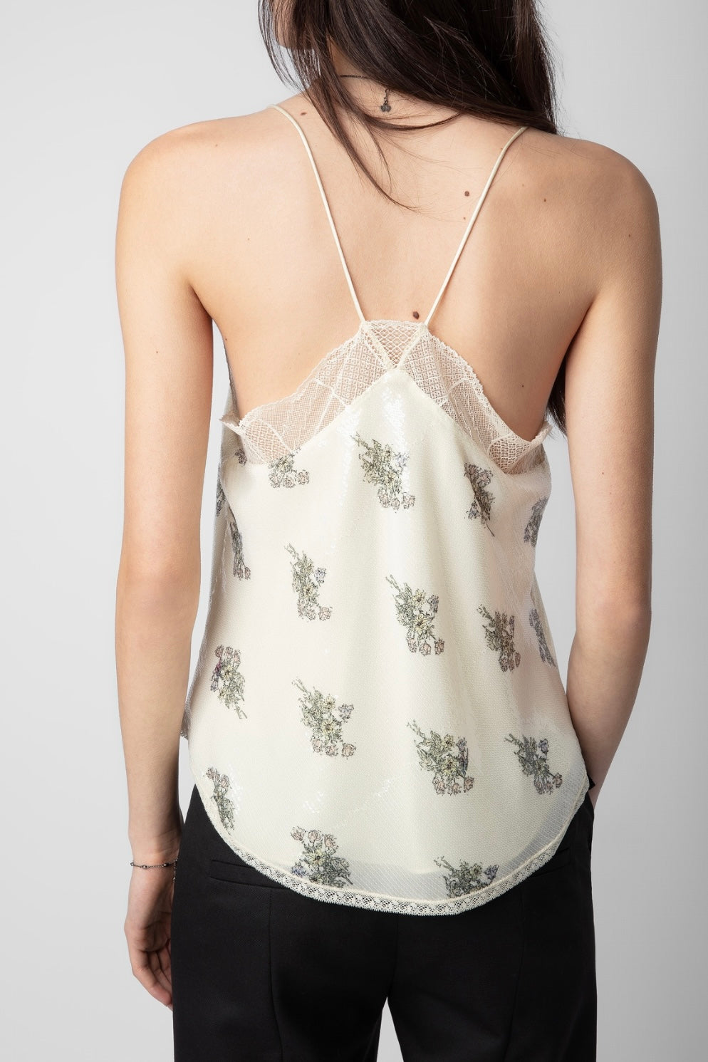 Zadig & Voltaire Christy Silk Camisole - Mastic