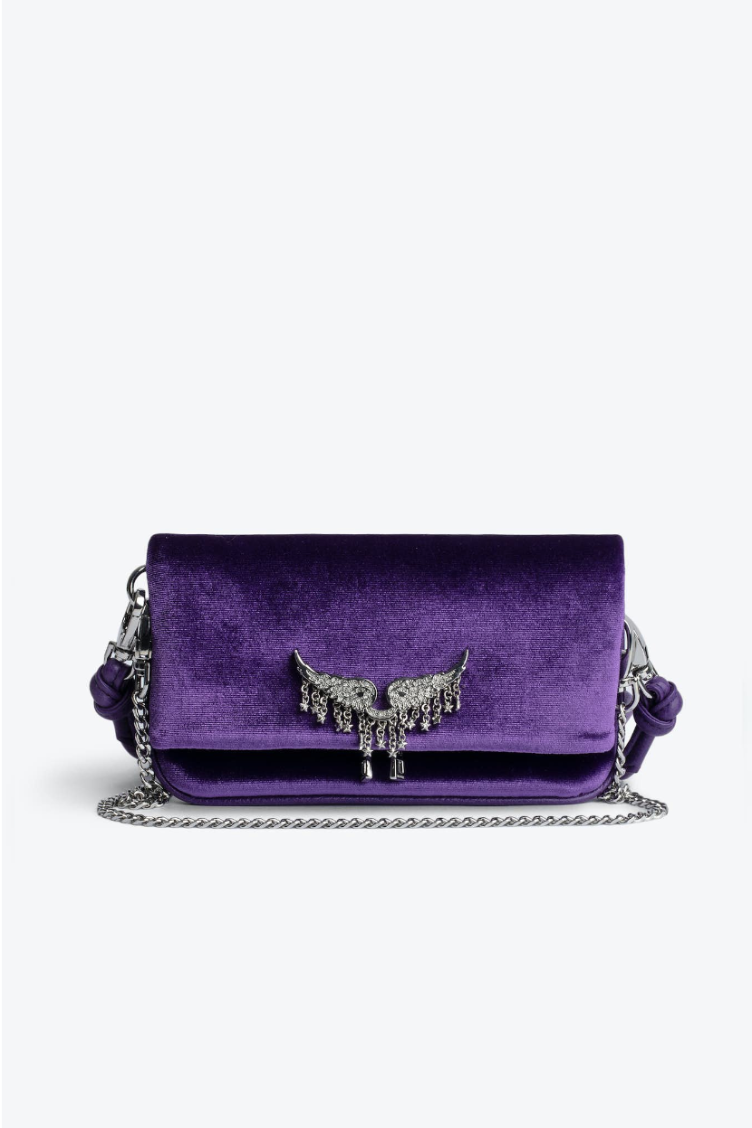 Pochette Nano Pochette Rock Suede Zadig Et Voltaire Pochette Rock