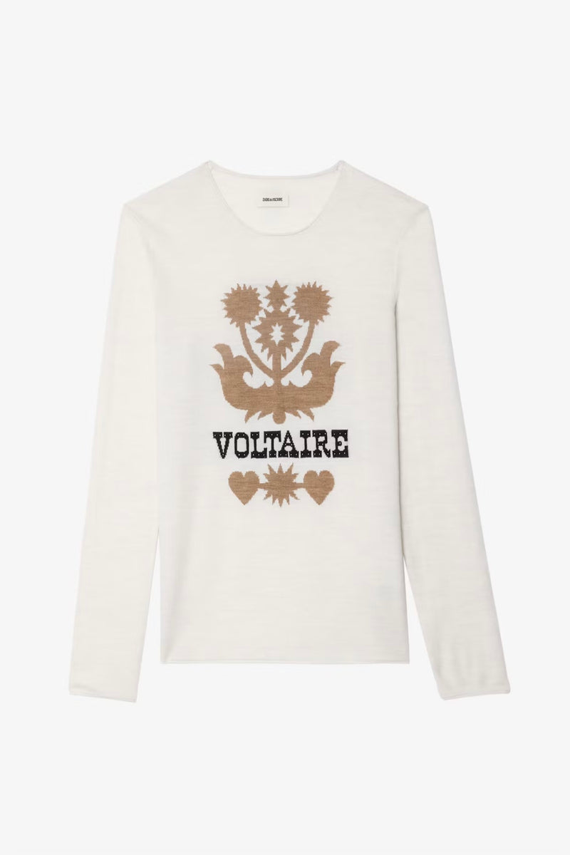 Zadig & Voltaire Teissa Wool Sweater - Ecru