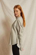 Perfect White Tee Morrison Fleece Sweatshirt - Heather Grey