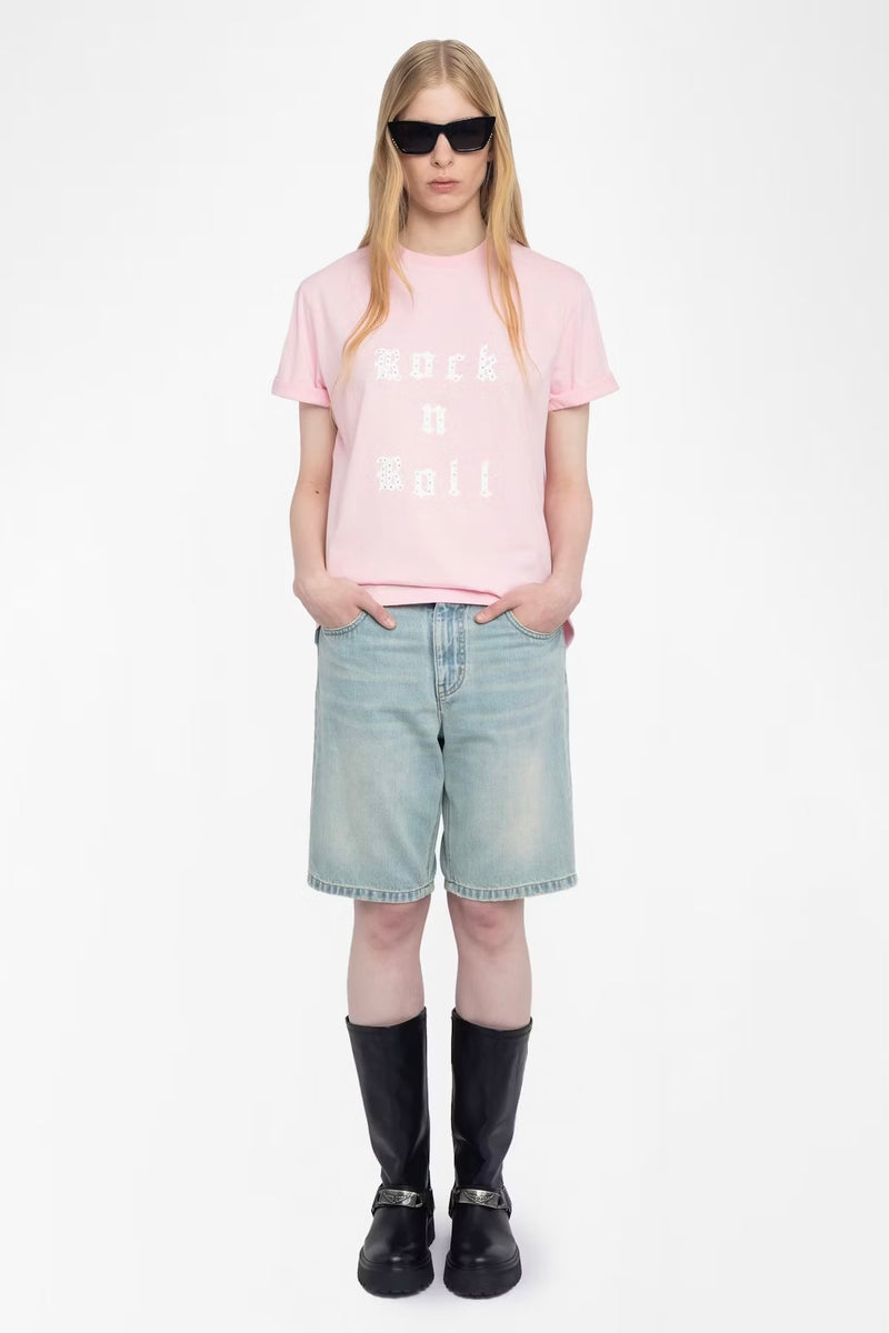 Zadig & Voltaire Edwin Rock ‘n’ Roll T-shirt - Candy
