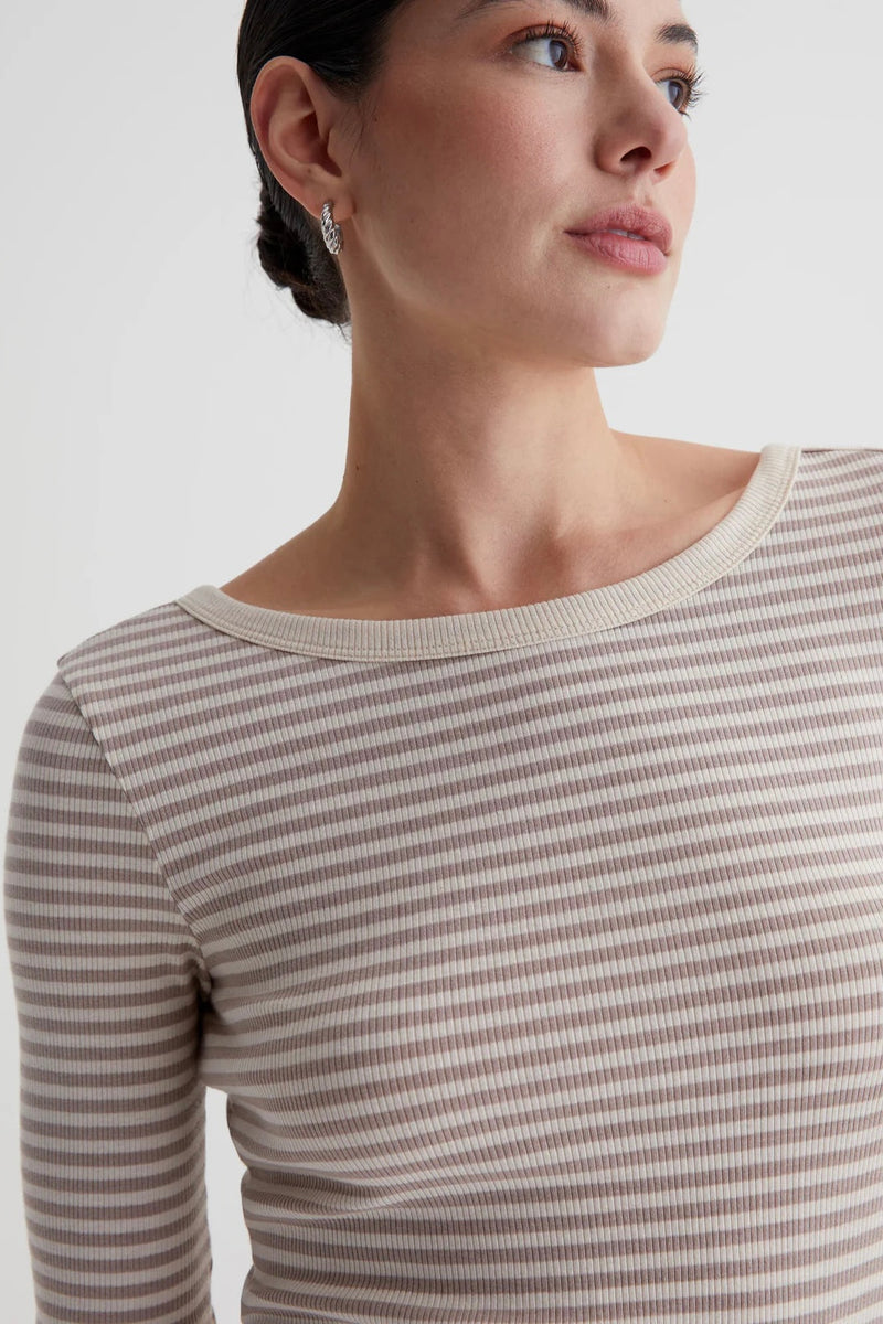 AG Diana Top - Bengal Stripe Ex-White/Desert