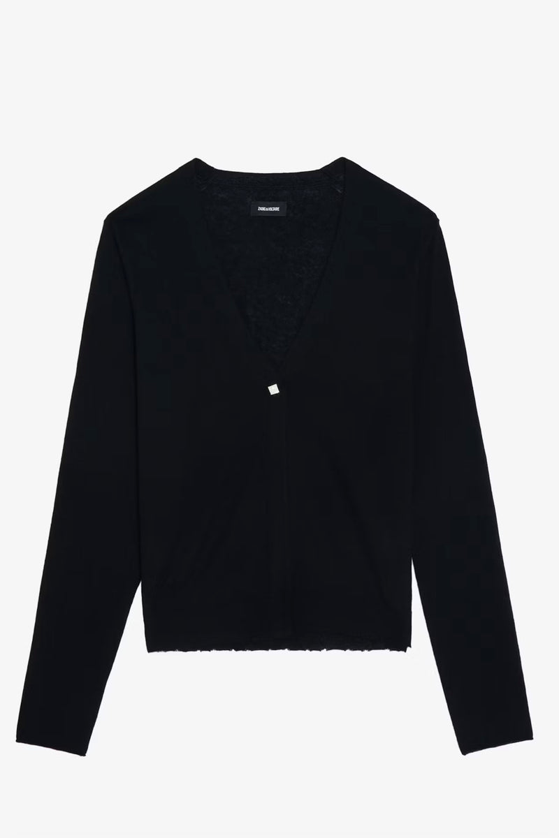Zadig & Voltaire Manylla Cashmere Cardigan - Black
