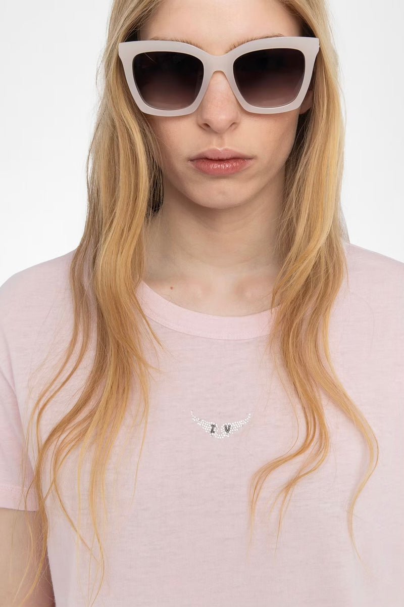 Zadig & Voltaire Marta Strass T-shirt - Candy