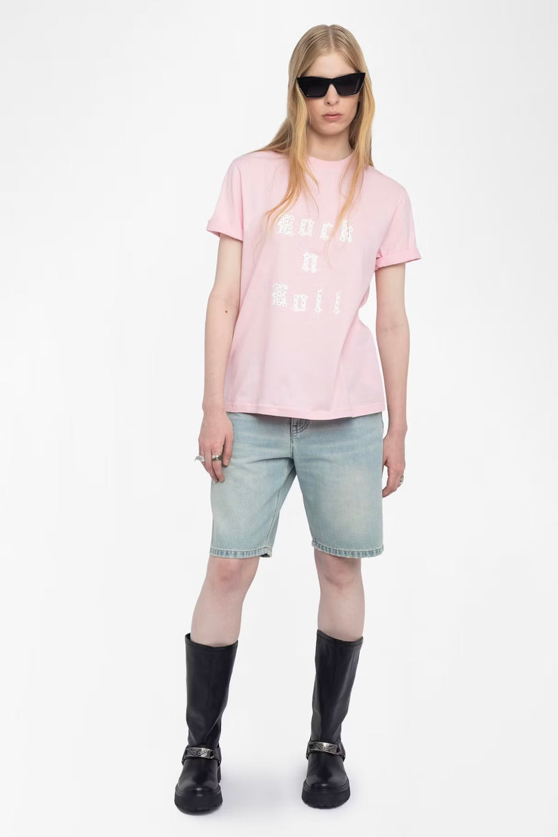 Zadig & Voltaire Edwin Rock ‘n’ Roll T-shirt - Candy