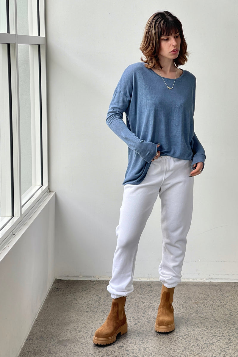 October Reign Oversized Tee - Blue Sky