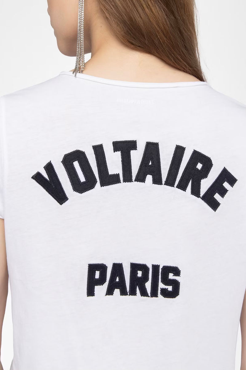 Zadig & Voltaire Tuni Henley T-shirt - White