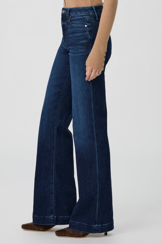 Paige Leenah 32" Wide Leg Jean - Praline