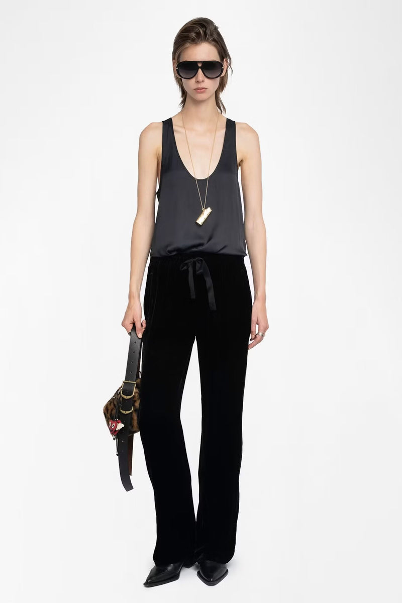 Zadig & Voltaire Poma Velvet Trousers - Black
