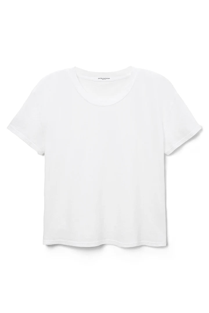 Perfect White Tee Harley Boxy Crew - White