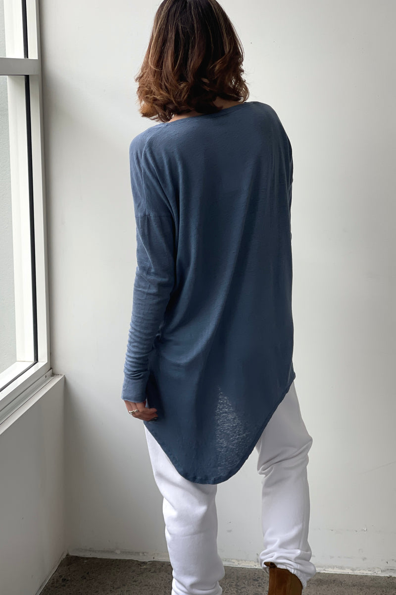 October Reign Oversized Tee - Blue Sky