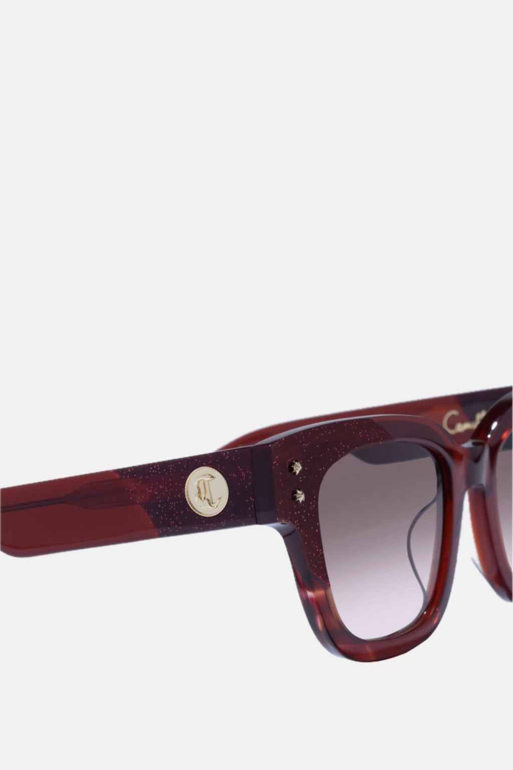 Camilla Oasis Dream Sunglasses - Burgundy/Ruby Glitter