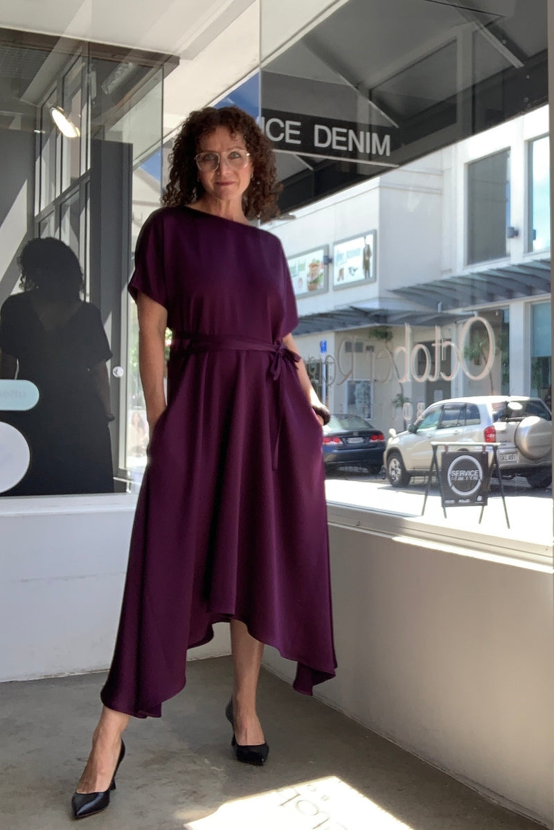 October Reign Coco Dress - Mulberry