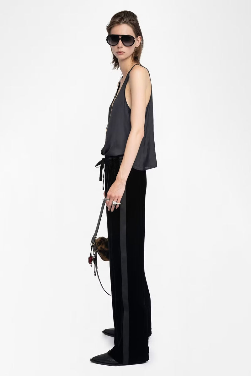 Zadig & Voltaire Poma Velvet Trousers - Black