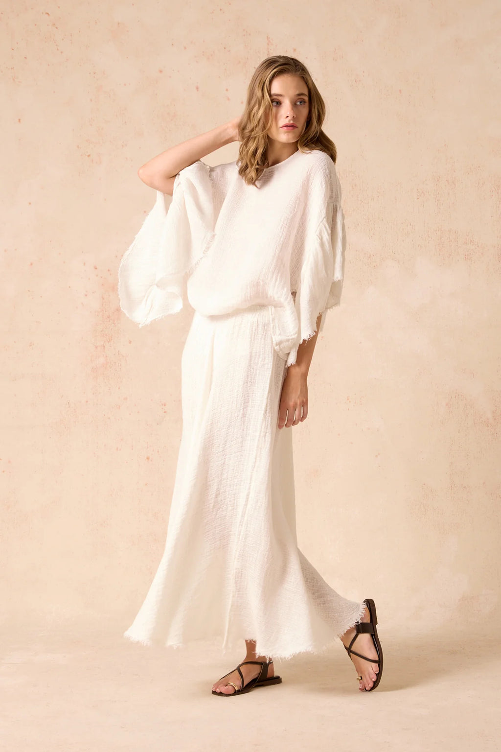 Estilo Emporio Ruota Skirt - Samba Panna