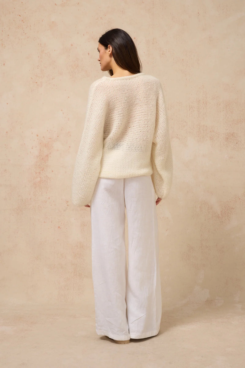 Estilo Emporio Playa Sweater - Off White