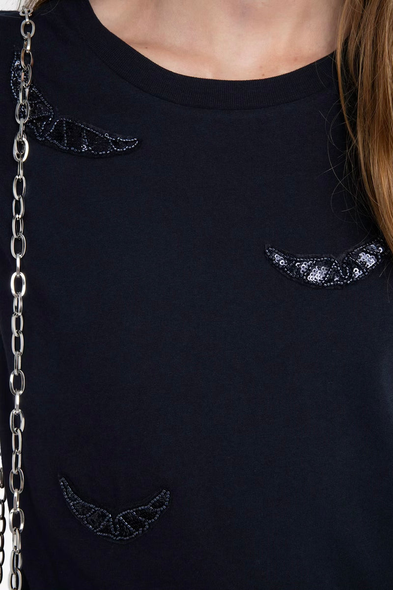 Zadig & Voltaire Alys Wings T-shirt - Encre