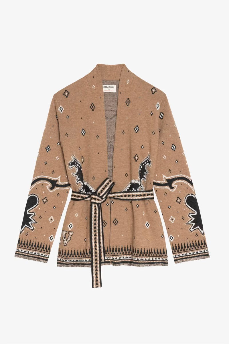 Zadig & Voltaire Kala Cardigan - Daim