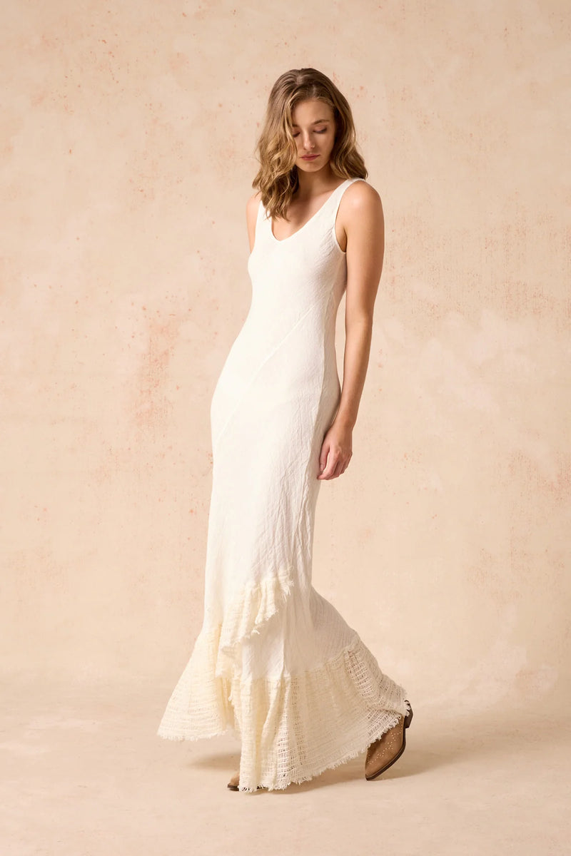 Estilo Emporio Flunsa Dress - Brasile Panna