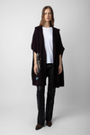 Zadig & Voltaire Inna WS Holly Cashmere Cardigan - Chocolate