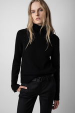 Zadig & Voltaire Boxy Bijoux Cashmere Sweater - Noir