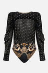 Camilla Puff Sleeve Body Suit - Duomo Dynasty