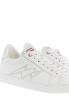 Zadig & Voltaire Calfskin Sneakers  - White
