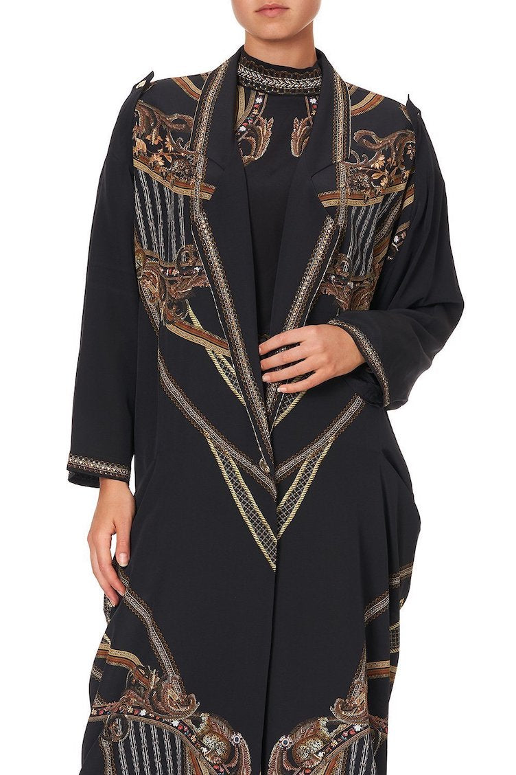 Camilla Relaxed Panel Coat - Belle of The Baroque