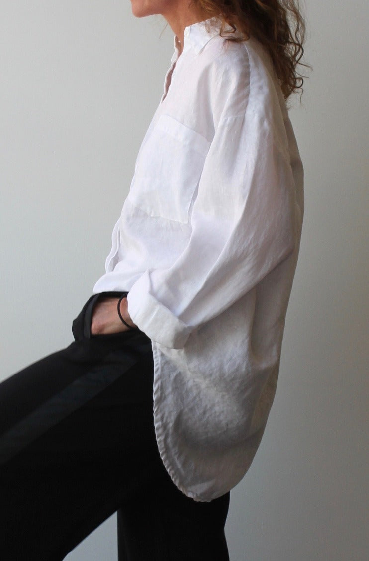 Oversized white shirt nz best sale