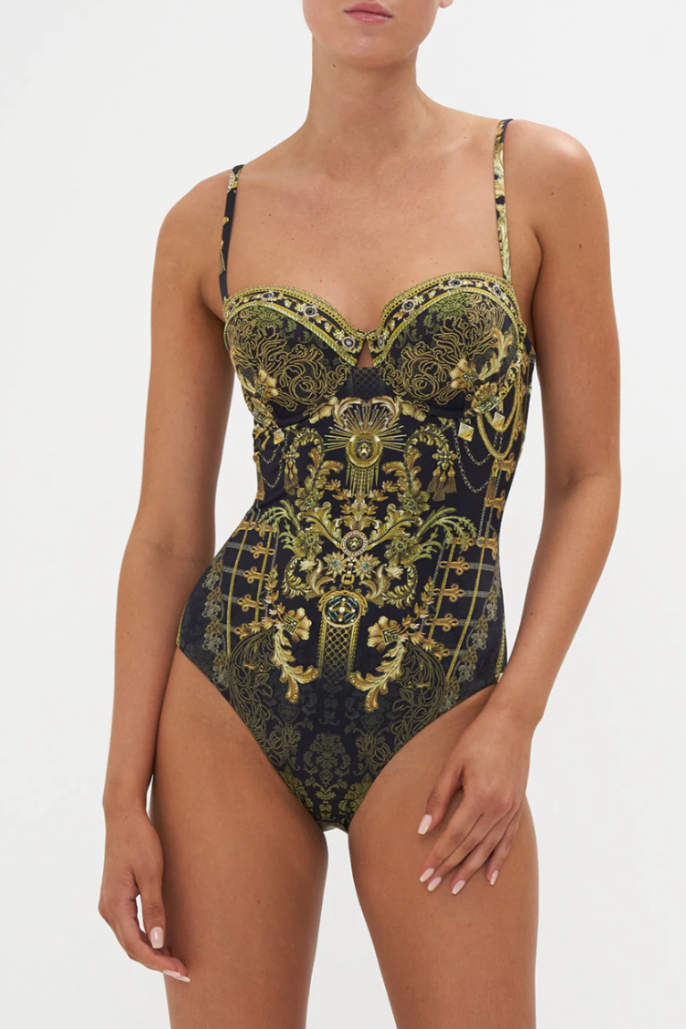 Camilla Underwire Cup One Piece - The Night Is Noir