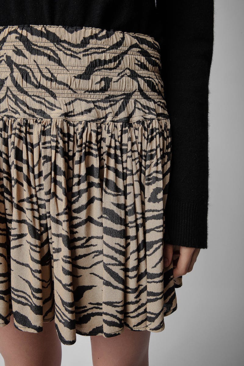 Zadig & Voltaire Jocky Tiger Skirt