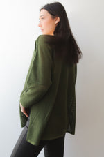 October Reign Loulou Cashmere Sweater - Khaki